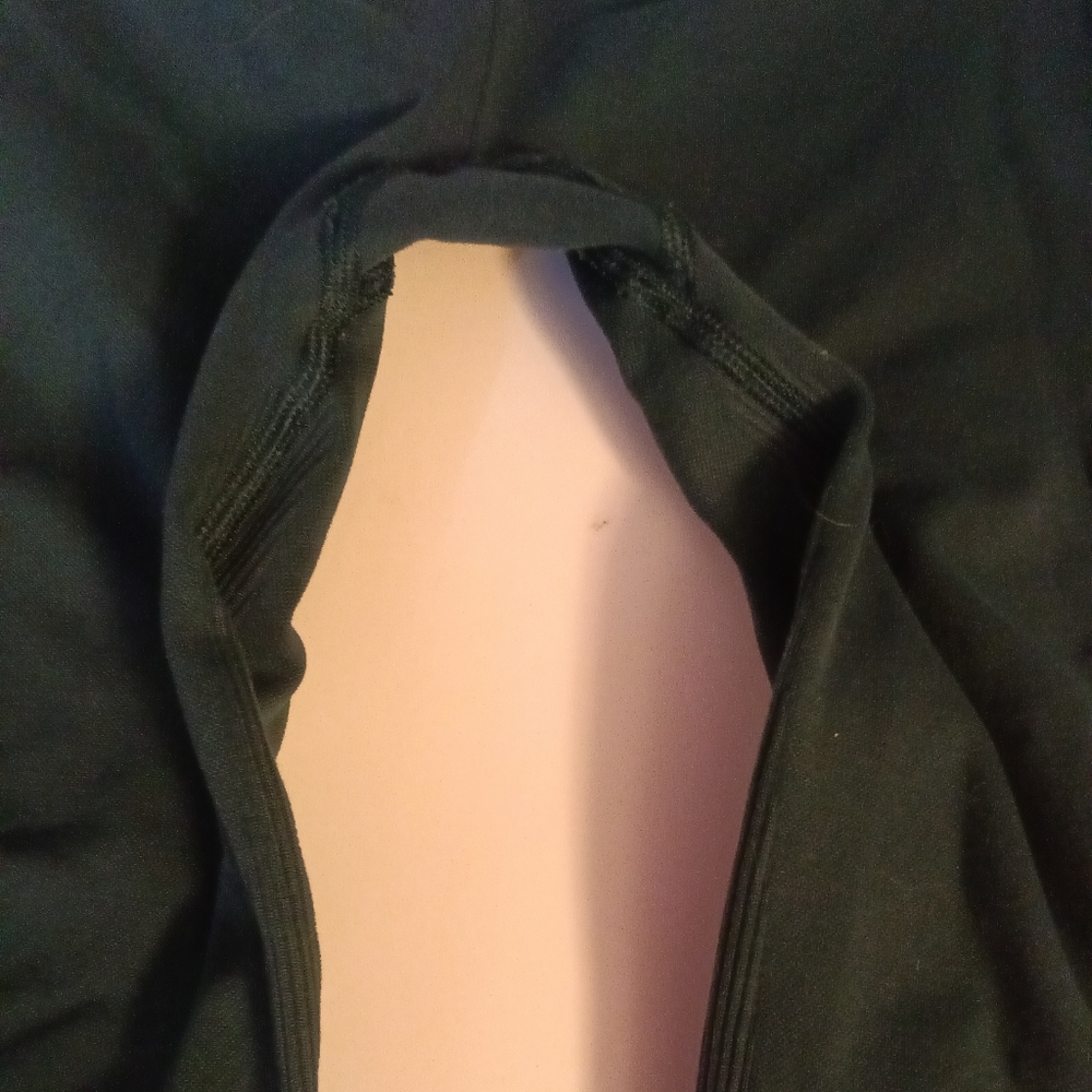 Lululemon Athletica Flow And Go Crop Leggings Deep Green - Picture 6 of 9